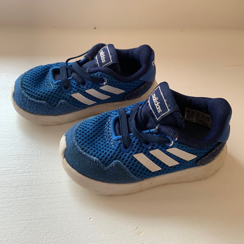 Blue size 5 toddler Adidas